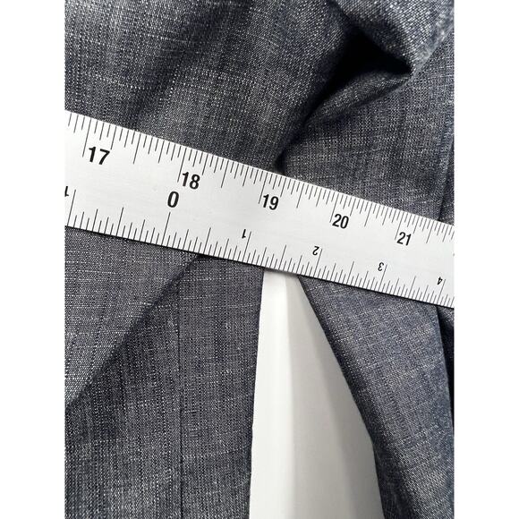 J Crew Shirt Womens Blue Pullover Denim Blue Long Sleeve Tunic Size 8 - Picture 4 of 5